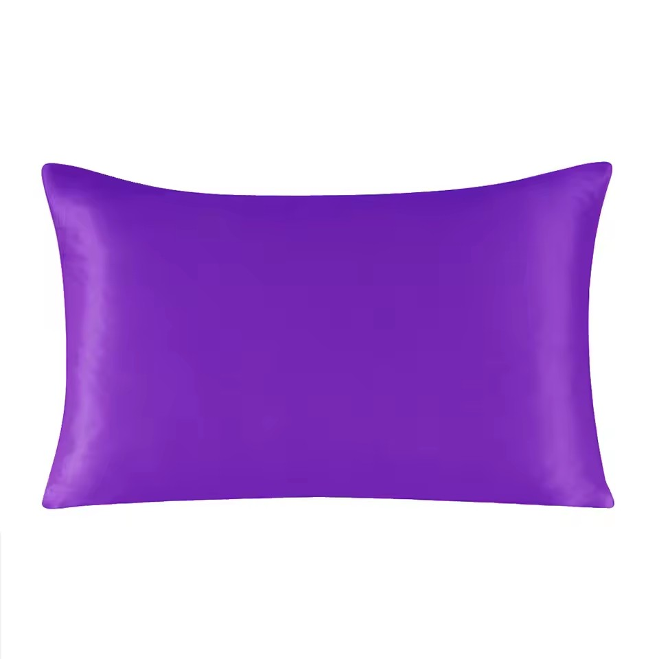 Purple Natural Mulberry Silk Pillowcase