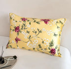 Honey Gold Roses Mulberry Silk Pillowcase