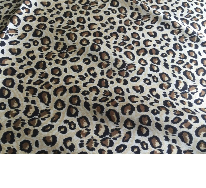 Leopard print fabric pattern