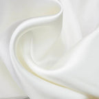Close-up of a white ceramic bowl with a smooth surface