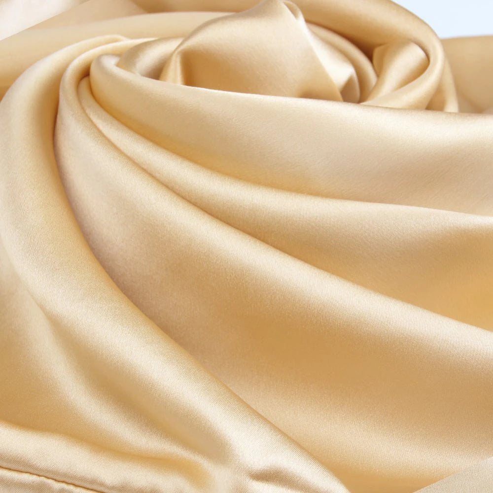 Golden Mist Mulberry Silk Pillowcase