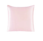 Pink Natural Silk Cushion Cover