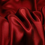 Close-up of red fabric with folds