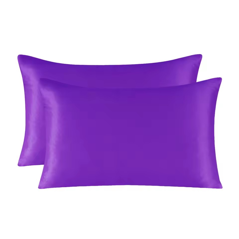 Purple Natural Mulberry Silk Pillowcase